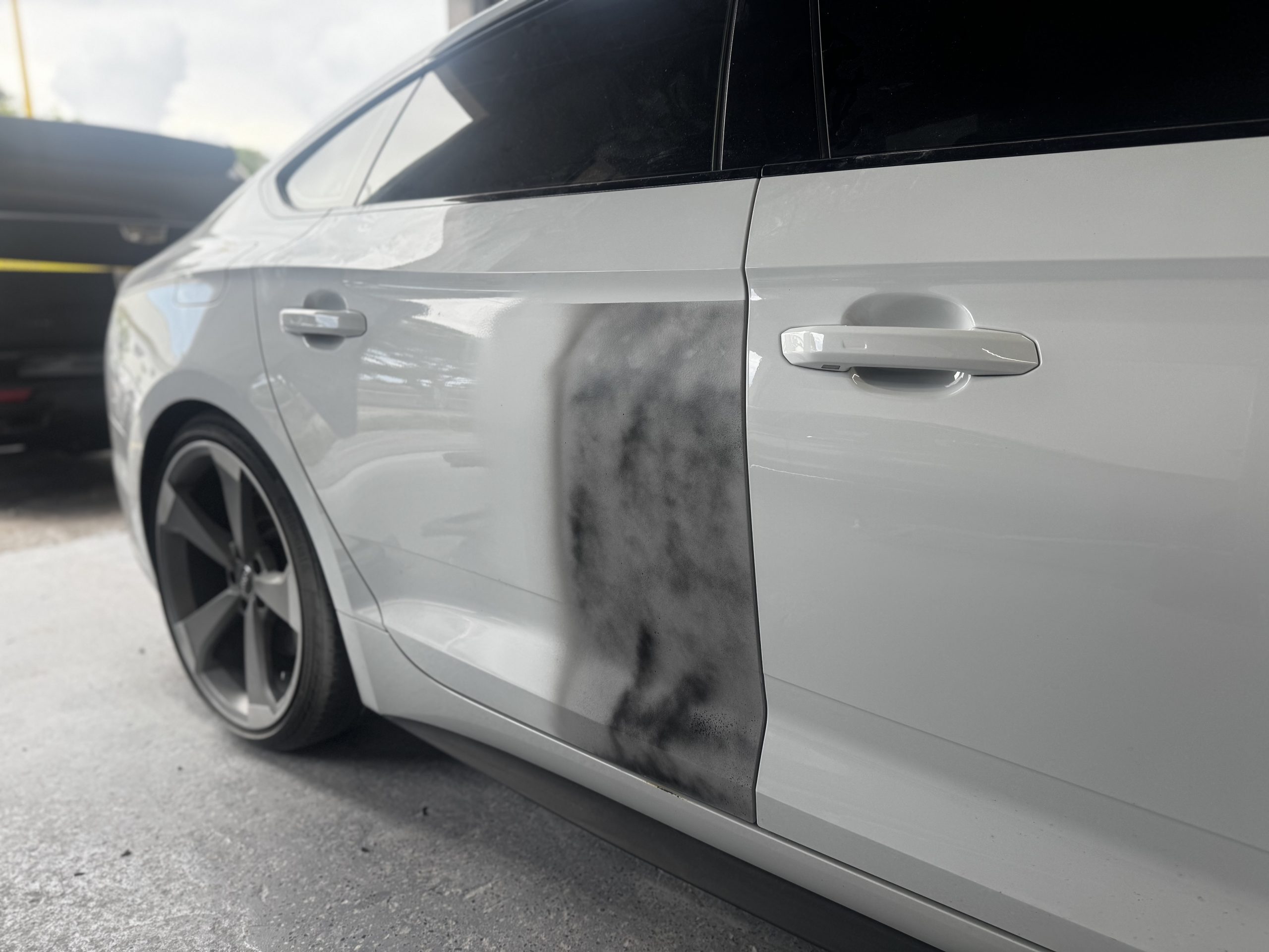 Dent repair at City Collision Center in Lauderhill